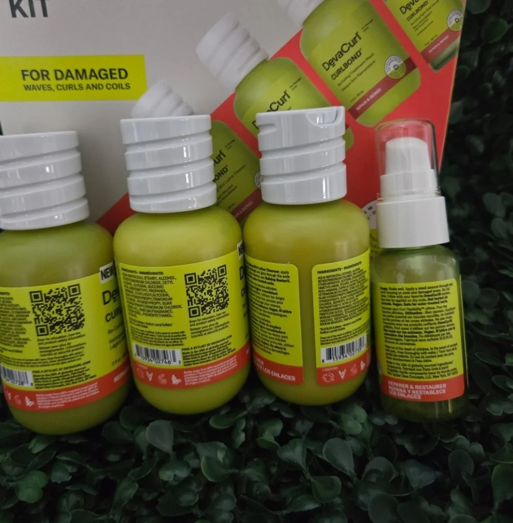 ​ DevaCurl CurlBond Essential Repair Starter Kit ✨ 4-Piece Set